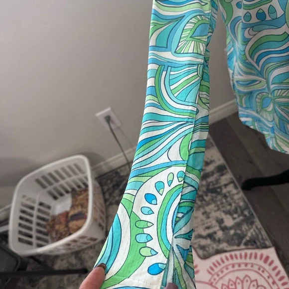 Long sleeve  colorful golf shirt - Picture 3 of 6